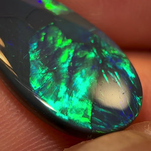 Australian 4.3cts - “Heritage Collection” Lightning Ridge Solid Black Opal