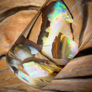 29.4cts - Vial of Rare Yowah Nut Crystal Centre Opal Rough