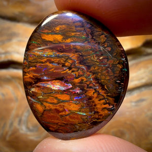 Bargain Card! 31.2cts - Awesome Tribal Yowah Nut Opal. Australian Opal