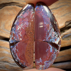 54.6cts - Tribal Queensland Boulder Opal Pair