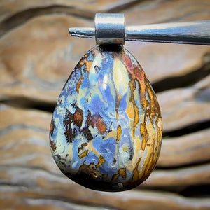 Solid Queensland Boulder Opal Pendant Awesome Wearable Tribal