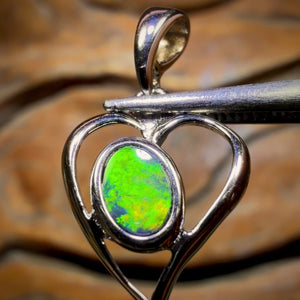 Sterling Silver - “So Sweet” Queensland Boulder Opal Doublet Pendant
