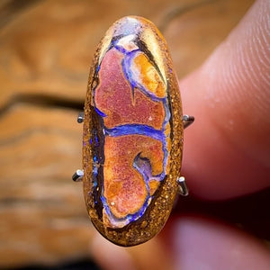 🔨 AUCTION 🔨 No Reserve 4.2cts - Tribal Queensland Boulder Opal from Yowah