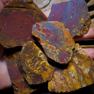 Wild Card! 1789cts - 6x Yowah Nut Tribal Opal Rough Parcel. Australian Boulder Opal