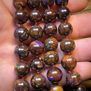 AAA 10 x 10mm Drilled Tribal Boulder Opal Bead Necklaces. BULK LISTING Multiple available