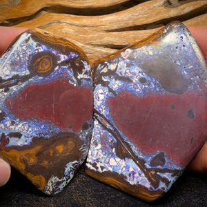 Bargain Monster Card!  2279cts - Large Tribal Yowah Nut Opal Pair. Polished Specimens