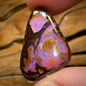 “Purple Kernels” 17.1cts - Yowah Nut Kernel Opal. Australian Boulder Opal