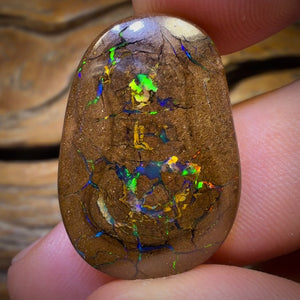 40.5cts - Queensland Boulder Opal. Bubbleband Formation