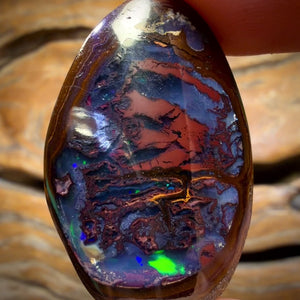 53.6cts - Yowah Nut Kernel Opal. Polished Specimen