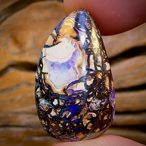 Auction Fall-Through = Your Gain! 🔥 Now More Than 50% Off RRP 🚨 34.7cts - Wow Center and Tribal Queensland Boulder Opal from Koroit