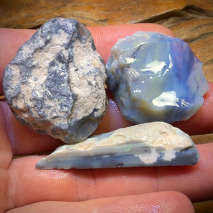 176,2 ct – 3x Lightning Ridge Opal Rohsteinpaket