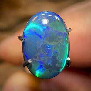 1.05cts - Lightning Ridge Black Opal Doublet