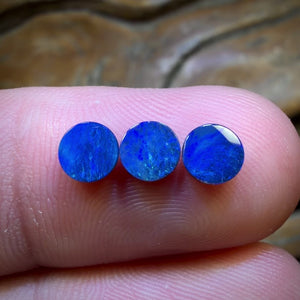 1.24cts - 3x Australian Boulder Opal Doublets WHOLESALE PARCEL