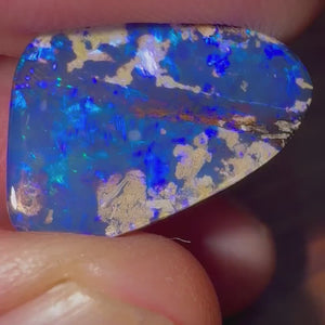 Australian 9.4cts Unique Opalised Wood Fossil Solid Boulder Opal