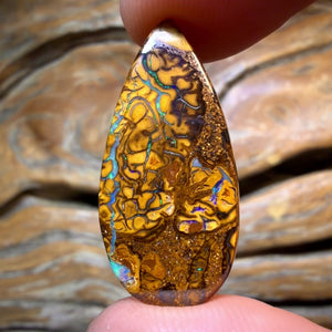 HDW 13.1cts - Tribal Queensland Boulder Opal from Yowah