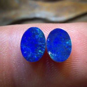 Wildcard! 1.15cts - Australian Boulder Opal Doublet Pair