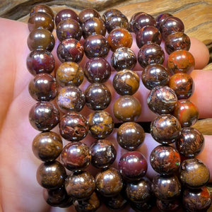 10 x 10mm Drilled Tribal Boulder Opal Bead Bracelets. BULK LISTING Multiple available