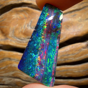 “Set in Stone” - Private Collector Acquisition - “Red Carpet” 19.9cts - Top Australian Boulder Seam Opal