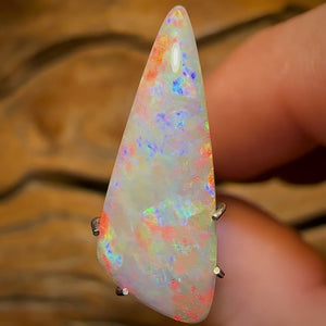 2.68cts - Lightning Ridge Light Opal. Double Sided Top Old School Material
