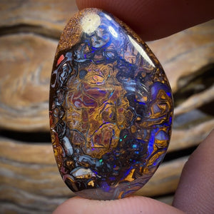 29.5cts - Tribal Queensland Boulder Opal from Koroit