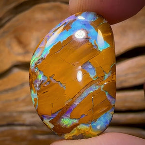 Auction Fall-Through = Your Gain! 🔥 Now More Than 50% Off RRP 🚨 25.4cts - Unique Ironstone Pattern Australian Boulder Opal from Yowah