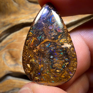 21.2cts - Tribal Yowah Nut Opal. Australian Opal