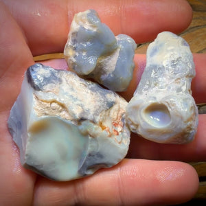 252.3cts - 3x Lightning Ridge Opal Rough Parcel