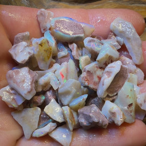 158.7cts - 50+ South Australian White Opal Rough Parcel