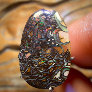 5.2cts - Multicolour Tribal Yowah Nut Opal