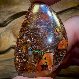114.1cts - Big Tribal Queensland Boulder Opal from Koroit