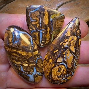 154cts - Australian Boulder Seam Opal Set Parcel