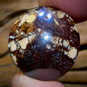 31.5cts - Love It Tribal Pattern Queensland Boulder Opal from Koroit