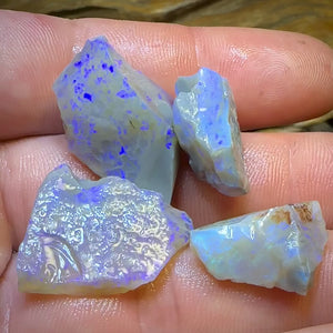 58.5cts - 4x Lightning Ridge Opal Rough Parcel