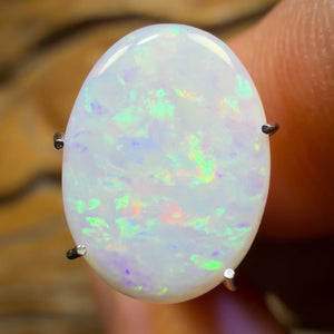 Bargain Card! 1.8cts - South Australian White Opal from Coober Pedy