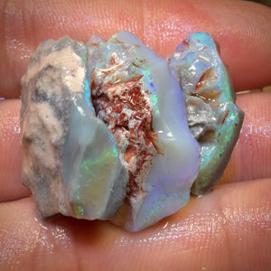 🔒52.1cts - 3x Lightning Ridge Opal Rough Parcel