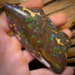 620.5cts - Massive Queensland Boulder Opal Polished Specimen. Bubble Band