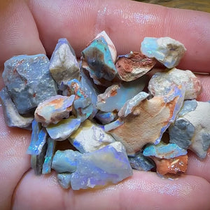 103.5cts - 29x Lightning Ridge Opal Rough Parcel