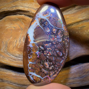 OpalFest 70% Off Banger WildCard! 119.9cts - Large Tribal Yowah Nut Opal. Australian Boulder Opal With Red