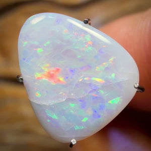 90% Off Wild Card! 2.2cts - South Australian White Opal from Coober Pedy Inclusion