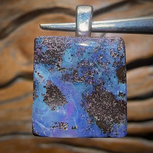 Solid Queensland Boulder Unisex Opal Pendant HALF PRICE BARGAIN