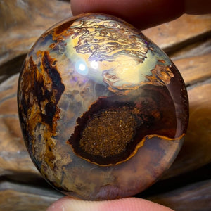 OpalFest WildCard! The Travelers Awesome Picture Stone 148.3cts - Tribal Yowah Nut Kernel Opal. Australian Opal