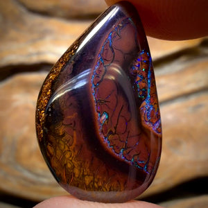 17.1cts - Tribal Yowah Nut Opal. Australian Opal