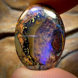 17.5cts - Yowah Nut Crystal Centre Opal. Australian Boulder Opal