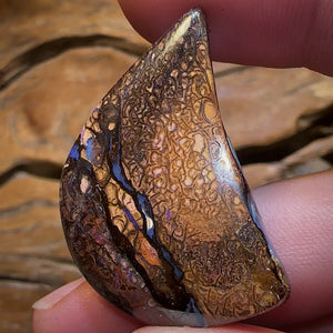 54.6cts - Double Sided Queensland Boulder Opal. Yowah Tribal