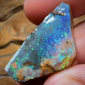 61.5cts - Queensland Boulder Seam Opal Rub