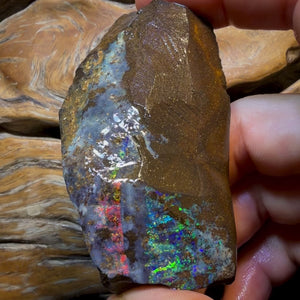 Dad Wonder card! 599cts - Queensland Boulder Seam Opal Rough Piece. Natural Split