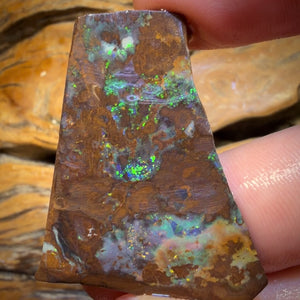 TGIF 70.2cts - Queensland Boulder Seam Opal Rub
