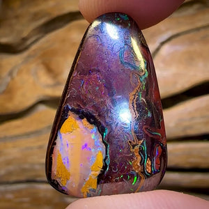 24.5cts - Tribal Queensland Boulder Opal from Koroit with Kernel
