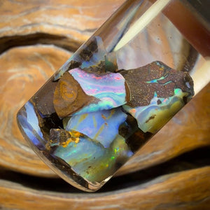 42.6cts - Vial of Australian Boulder Seam Opal Rough