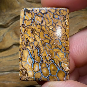 96.2cts - Australian Boulder Opal. Tribal Pattern